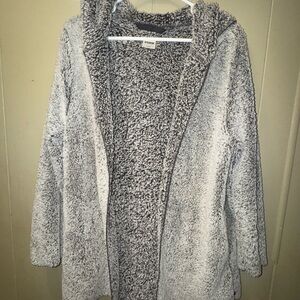 PINK Victoria's Secret Gray Teddy Jacket